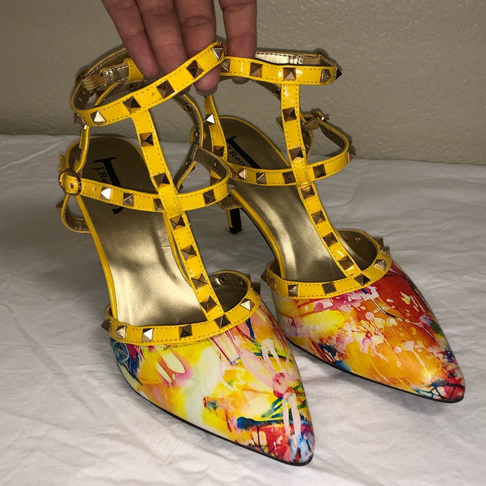 NWOT J.Renee Multicolored Heels